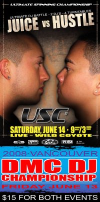Dj Juice vs Dj Hustle at Wild Coyote
